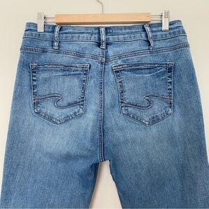 Silver Suki Slim Bootcut Jeans 33x31 Stretch Denim